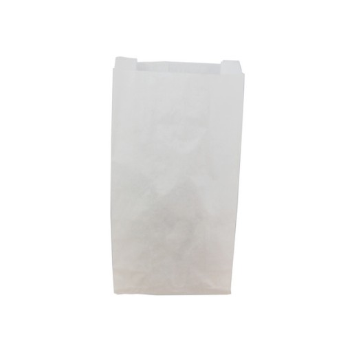 Torebki papierowe fałdowe białe 290x150x65 1000szt
