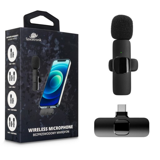 Bezprzewodowy mikrofon USB-C do telefonu