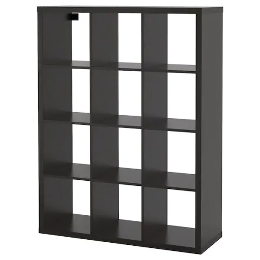 IKEA KALLAX regał półka 112x147 cm CZARNOBRĄZ
