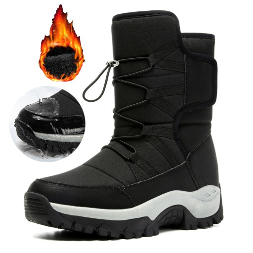 MODA ZIMOWE ANTYPOSLIZGOWE ŚNIEGOWCE BUTY OCIEPLANE KOZAKI R.43