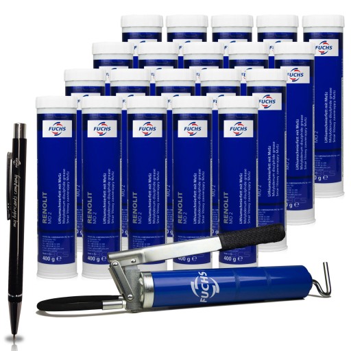20 x FUCHS RENOLIT MO 2 - SMAR LITOWY - 400g + SMAROWNICA DYSTRYBUTOR