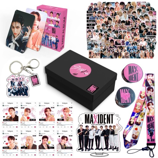 Kpop Stray Kids Gift Box Include 8 Items