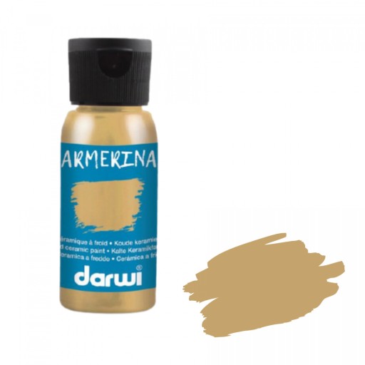 FARBA DO CERAMIKI PORCELANY SZKŁA 50ml ZŁOTA