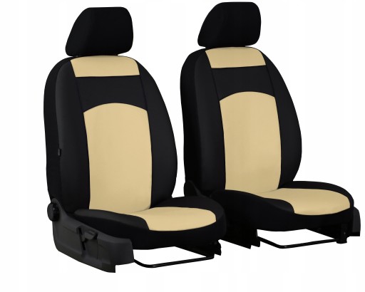 PRZODY POKROWCE MIAROWE NA FOTELE do SKODA FABIA 3