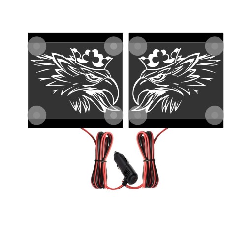 Tabliczka narożnikowa LED GRYFIN SCANIA 2 sztuki - Tablica Narożna 15x15 cm