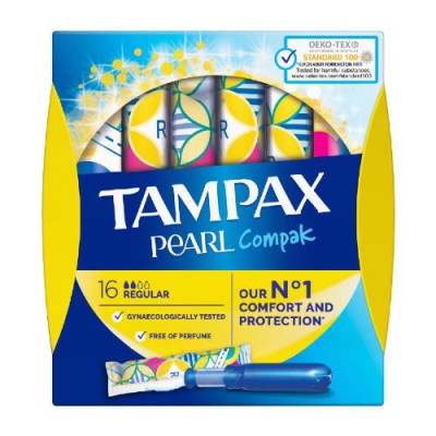 TAMPAX Regular Tampony z aplikatorem, 16 sztuk
