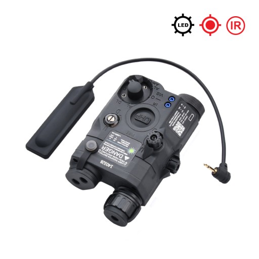Taktyczne airsoft uHP an PEQ-15C LA5C Red Dot Gree
