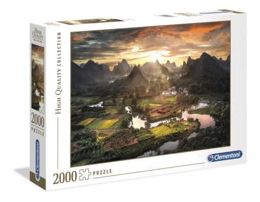 Puzzle 2000 elementów widok Chin 32564 Clementoni