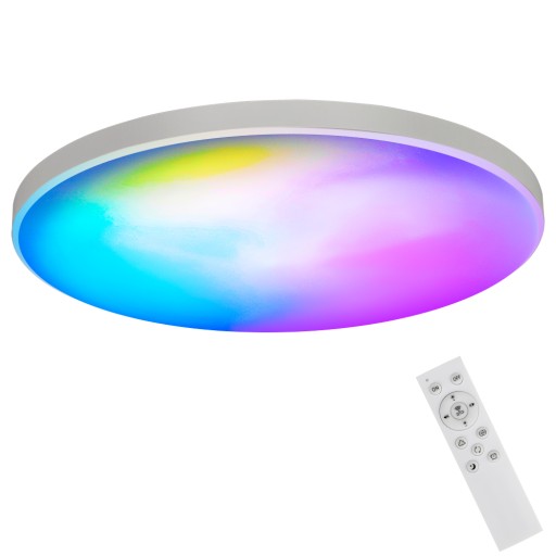Inteligentna lampa sufitowa LED RGB z WiFi, inteligentna lampa otoczenia