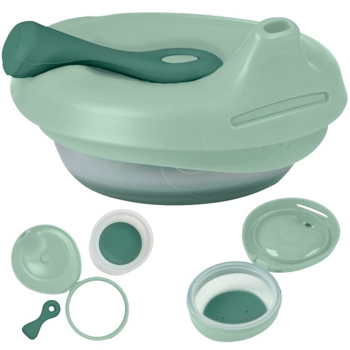 SILIKONOWA MISECZKA Z POKRYWKĄ DO KARMIENIA FILL+FEED B.BOX KOLORY