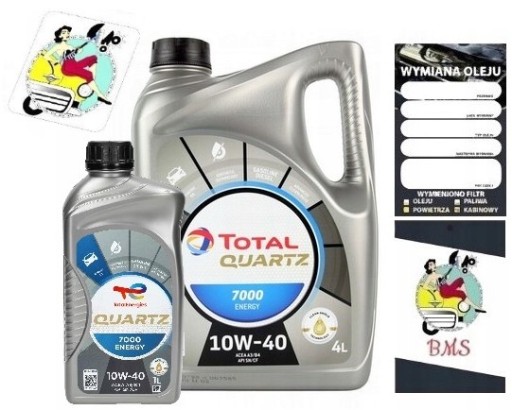 OLEJ TOTAL QUARTZ 7000 ENERGY 10W-40 10W40 5L