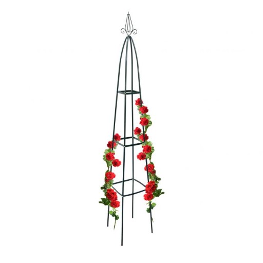 PERGOLA OGRODOWA METALOWA ŁUK NA RÓŻE KWIATY ROŚLINY PNĄCE 192CM