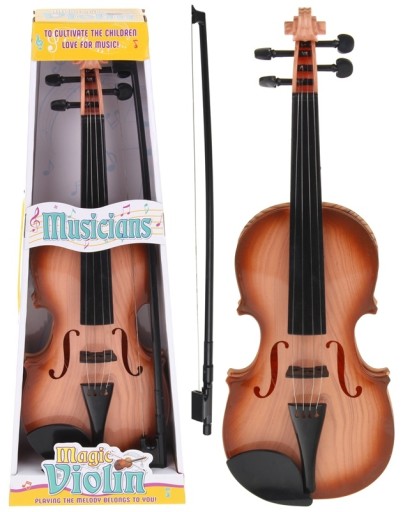 Skrzypce Klasyczne Dla Dzieci Smyczek 4 Struny Instrument Muzyczny Dzieci