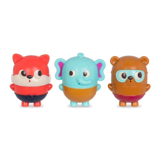 B.Toys Zestaw rozkręcanych sikawek psikawek 3szt