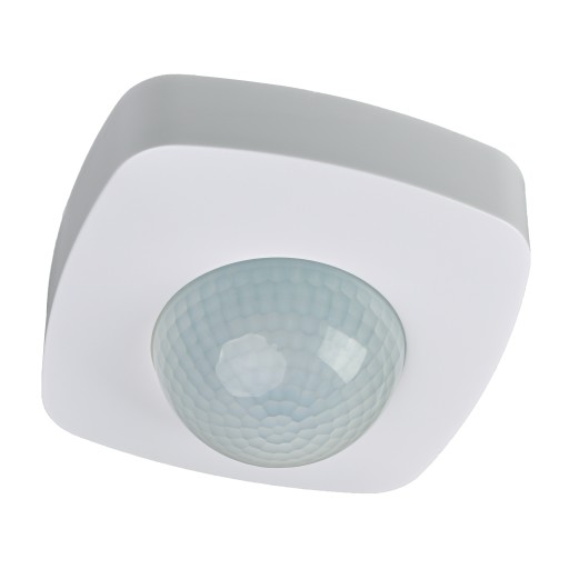 Sufitowy czujnik obecności 3xPIR natynkowy LED