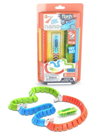 Micro Robot Hexbug Nano Flash Starter Set zestaw startowy Niebieski