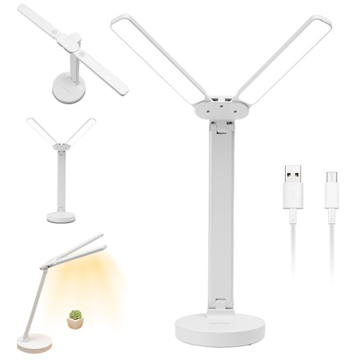 LAMPA BIURKOWA LED USB CHRONIĄCA OCZY DO STUDENCKA