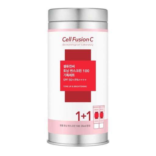 CELL FUSION C Toning Sunscreen 100 SPF50 PA+++ Set