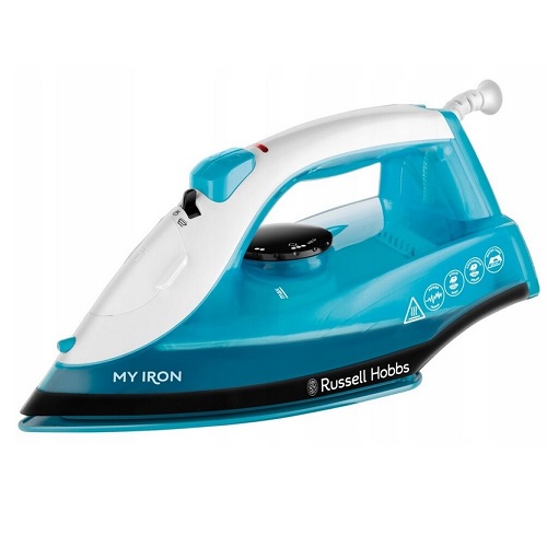 ŻELAZKO Parowe Mocne Niekapiące Wyrzut Pary + SAMOCZYSZCZĄCE RUSSELL HOBBS