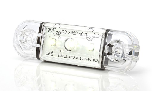 LAMPA OBRYSOWA BIAŁA LED 12-24V WAŚ 710