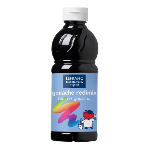 FARBA PLAKATOWA TEMPERA 500ML CZARNA L&B