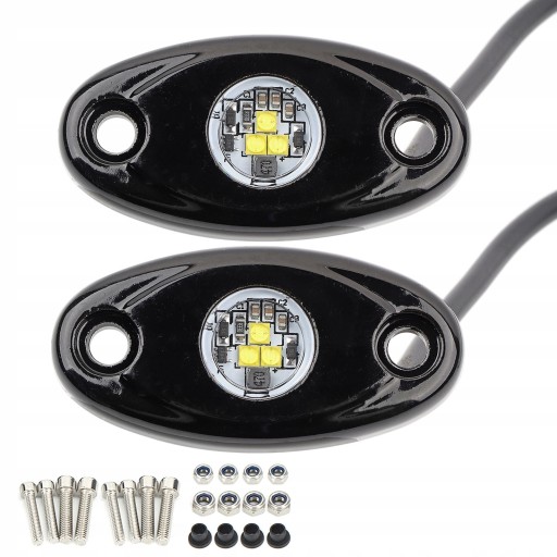 2 szt. 9W LED Oświetlenie podwozia Atmosfera