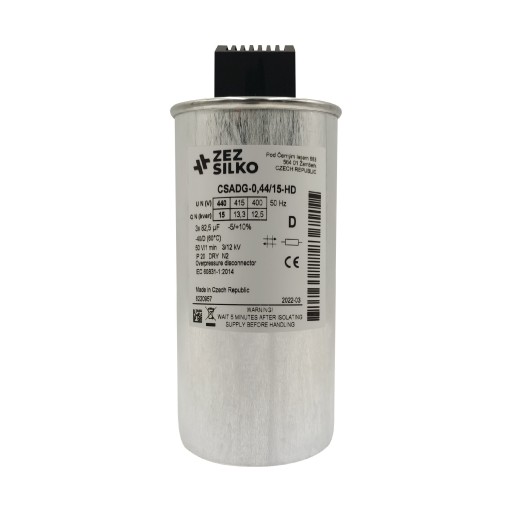 KONDENSATOR ZEZ SILKO CSADG HD 15kVAR 440V NOWY!