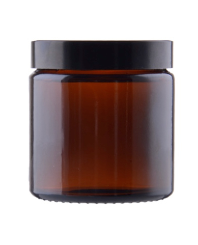 Słoik, pojemnik szklany brązowy 120 ml PREMIUM