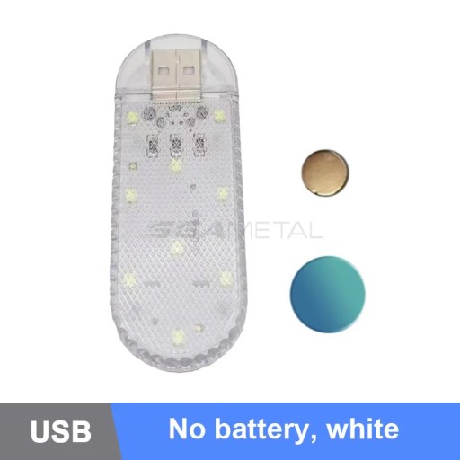 BLALION 1pc Touch Sensor Light Mini Wireless Car Ceiling Lamp Reading