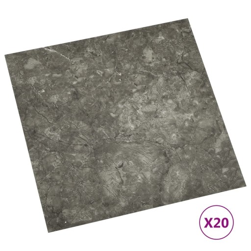 SAMOPRZYLEPNE PANELE PODŁOGOWE 20SZT PVC 1,86M² SZARE
