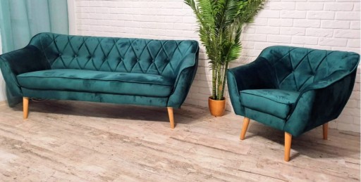 ZESTAW SKANDYNAWSKI 3+1 SOFA +FOTEL NOWOŚĆ KOLORY