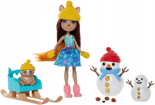 Enchantimals Mattel zestaw Lepienie bałwanka GNP16