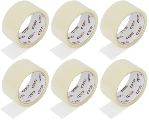 6x taśma pakowa GRAND 48mm x 50m przezroczysta