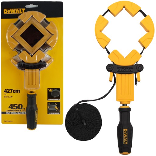 Ścisk taśmowy 427cm siła zacisku 450kg DeWALT