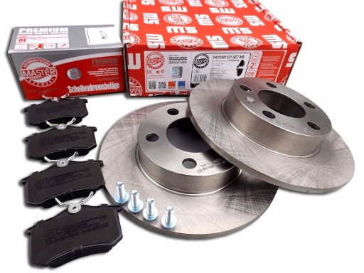 Tarcze Klocki Tył do Seat Leon Toledo Ibiza Cordoba Octavia Fabia Golf BORA