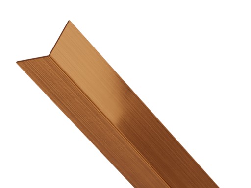 KĄTOWNIK NAROŻNIK METALOWY MIEDŹ COPPER MAT2cmx2cm