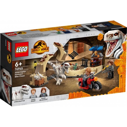 LEGO JURASSIC 76945 ATROCIRAPTOR POŚCIG MOTOCYKLEM