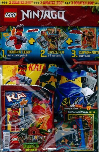 LEGO NINJAGO 7/2021 + KAI + TURBOPALNIK +dodatki