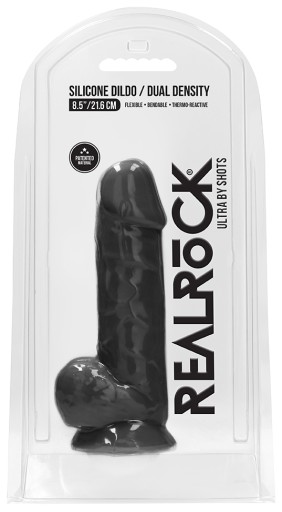SILICONE DILDO WITH BALLS REALISTYCZNY WIBRATOR