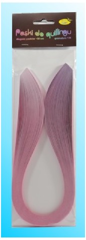Dekoracyjne PIĘKNE PASKI Quilling RĘKODZIEŁO Zestaw cieniowane 5 mm x 48cm