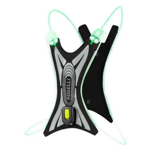 Rogelli SPIDER - Kamizelka z diodami LED - USB