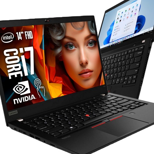 MISTRZOWSKI Laptop Lenovo! Nvidia MX330 ThinkPad T14 i7 4x4,9 FHD Dotykowy