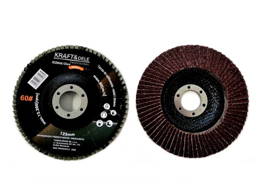 TARCZA LISTKOWA DO USUWANIA RDZY 125mm P60 KD966