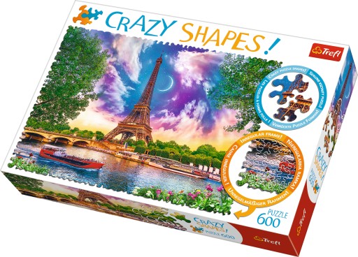 11115 PUZZLE CRAZY SHAPES NIEBO NAD PARYŻEM 600 EL