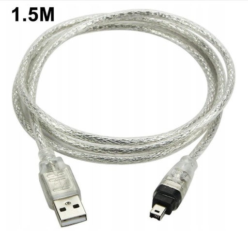 Kabel USB Męski Na Wtyczkę Firewire Do Mini 4-pin