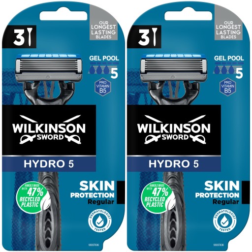 6x Maszynka do Golenia WILKINSON Hydro 5 Jednorazowa