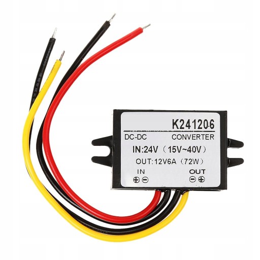 Przetwornik 24 V na 12 V