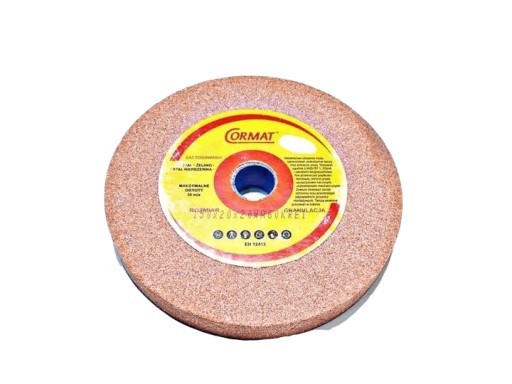 Ściernica kamień szlifierski 150x20x20 38A 60K czerwony CORMAT