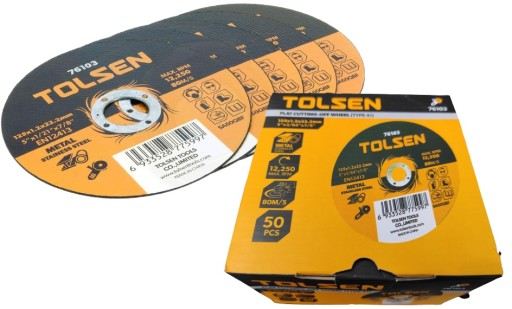 5 szt TARCZA TARCZE DO CIĘCIA METALU 125x1,2 mocne