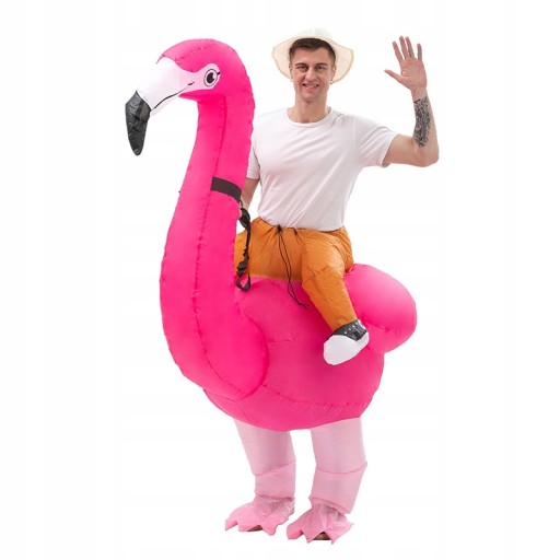 Dorosły Kostium Party Flamingo